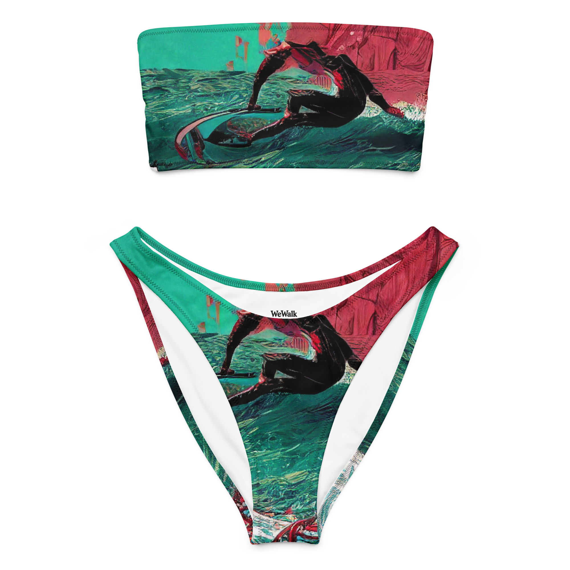 Recycled bandeau bikini copy