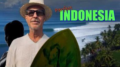 SURFING in CIMAJA INDONESIA is a DREAM 🇮🇩